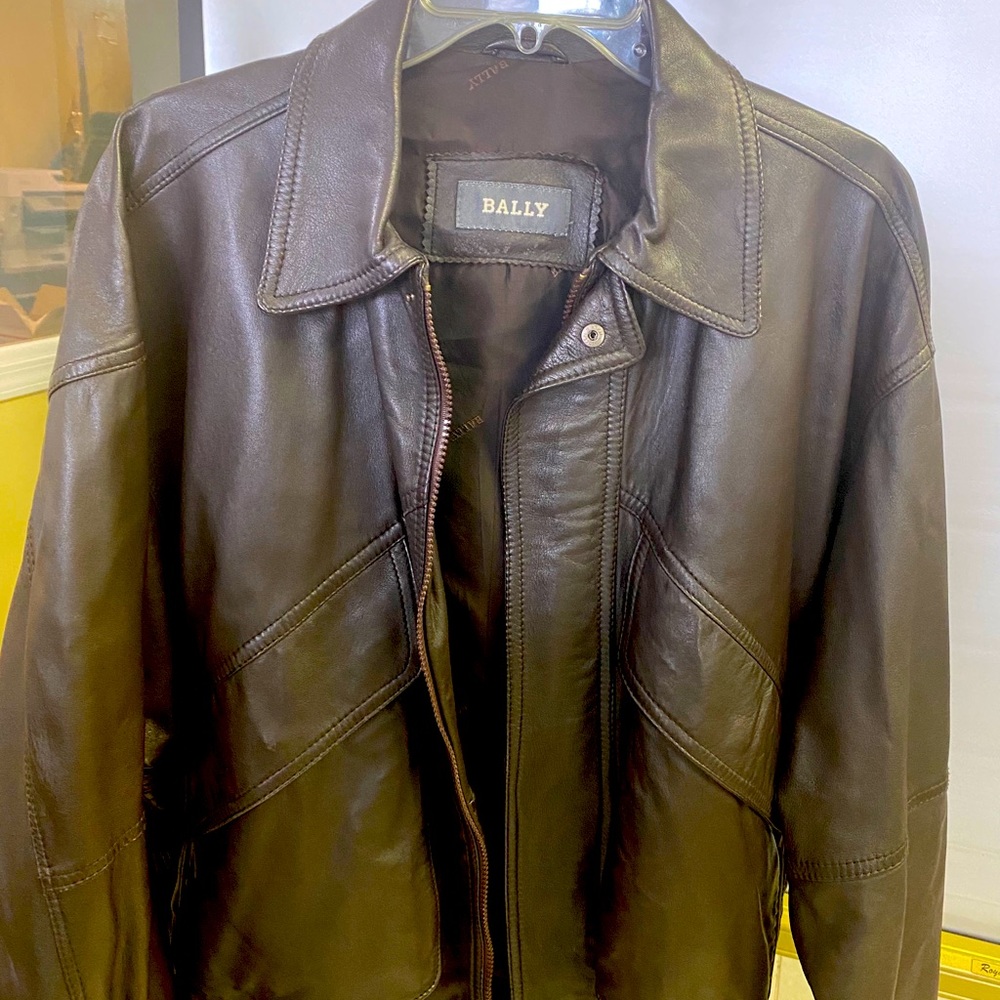Faux Leather Men Jacket